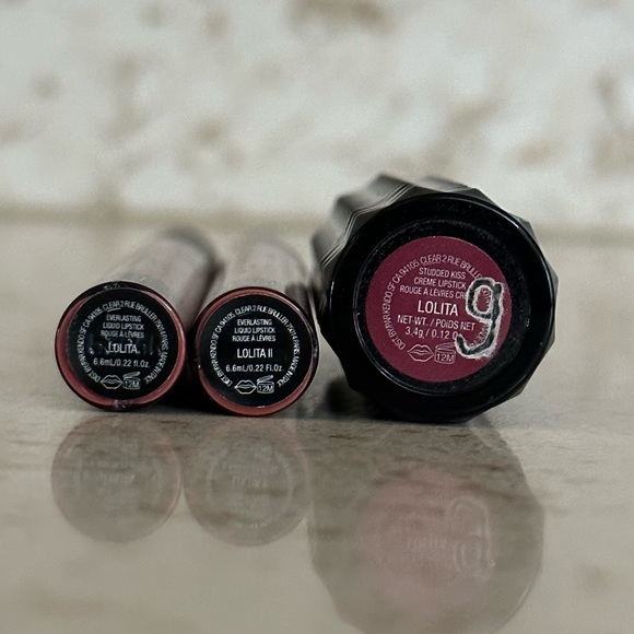 Kat Von D Everlasting Liquid Lipstick Lolita Trio *BNWOT* - Picture 2 of 3